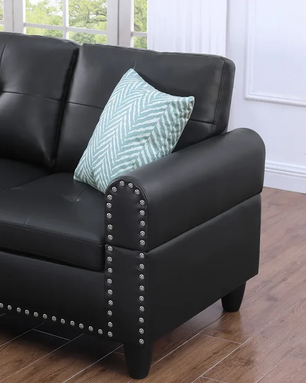 PU Leather Sectional Sofa 4