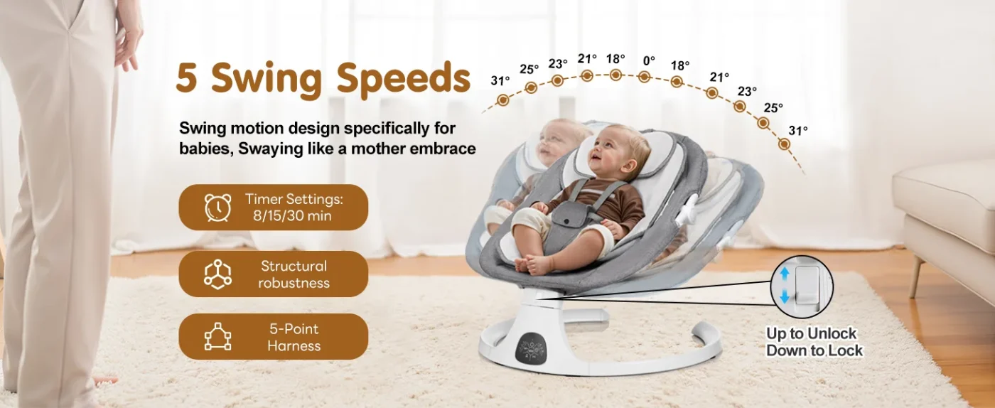 Portable Baby Swing 2