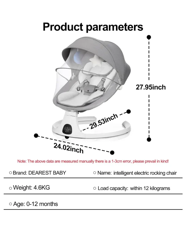 Portable Baby Swing 7