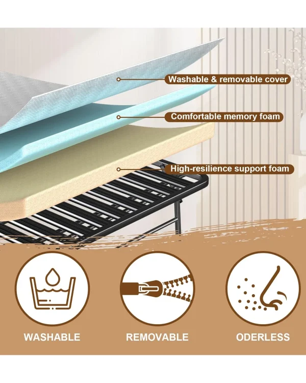 Portable Foldable Bed 17