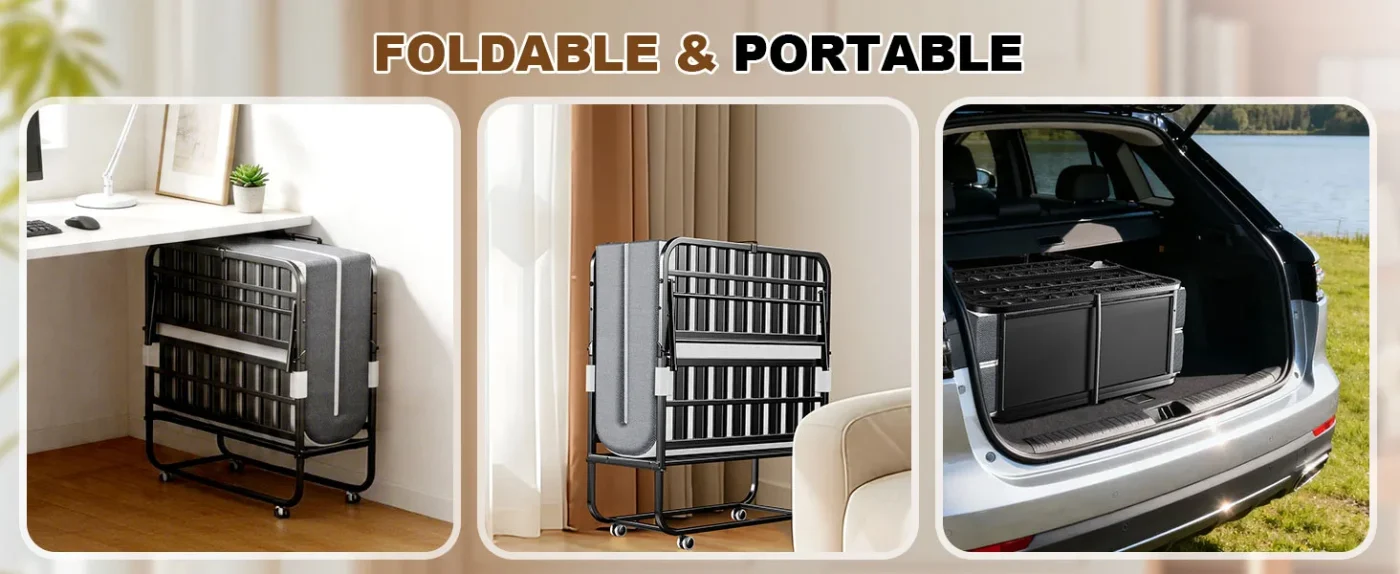 Portable Foldable Bed 25