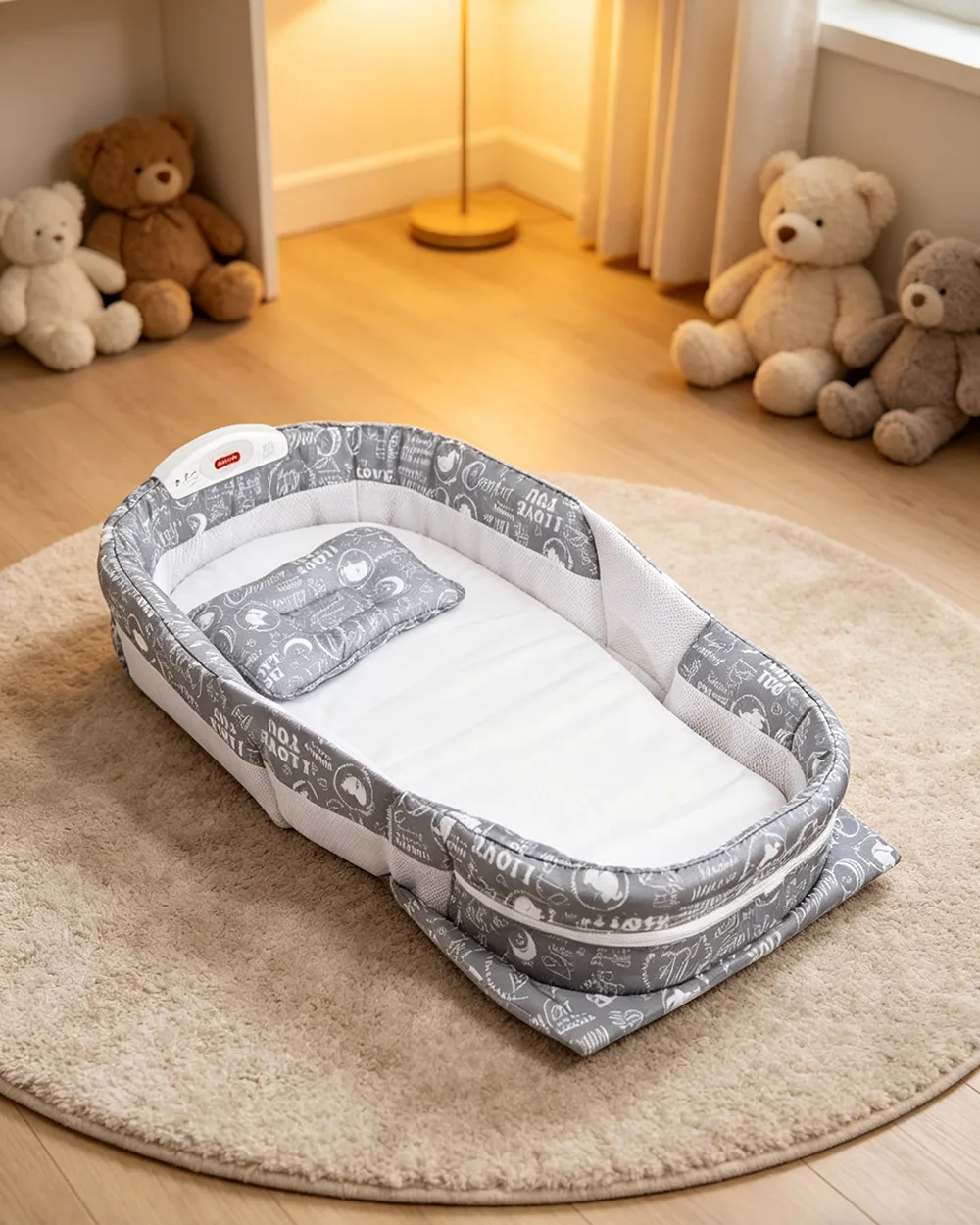 Baby Nest Bed Portable Infant Lounger for Newborns