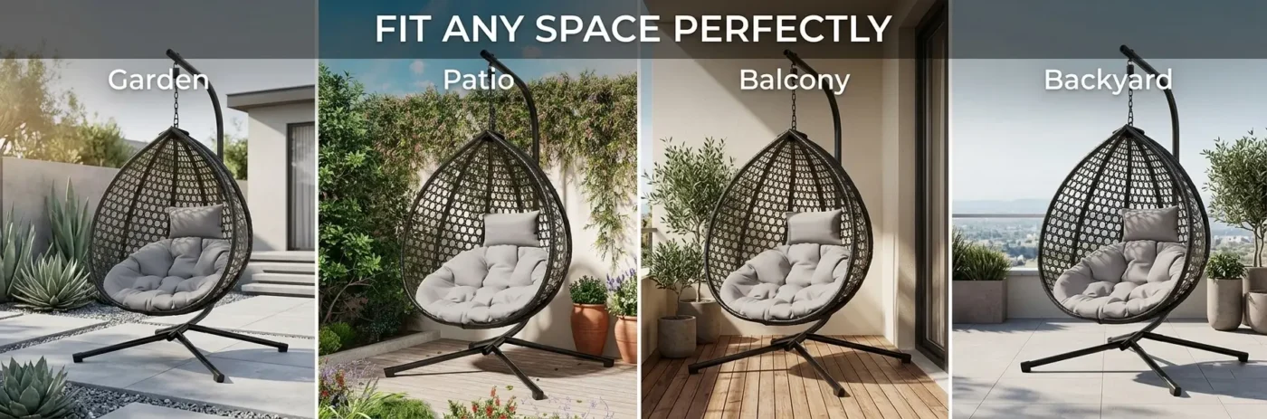 Rattan Hanging Egg Chair 11