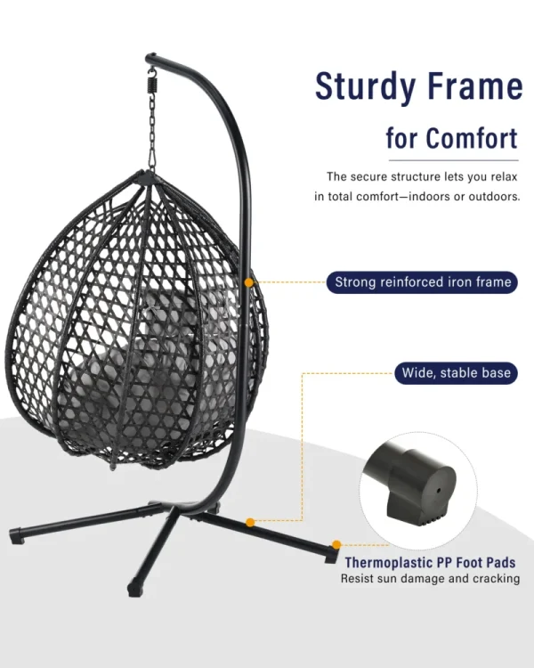 Rattan Hanging Egg Chair 5