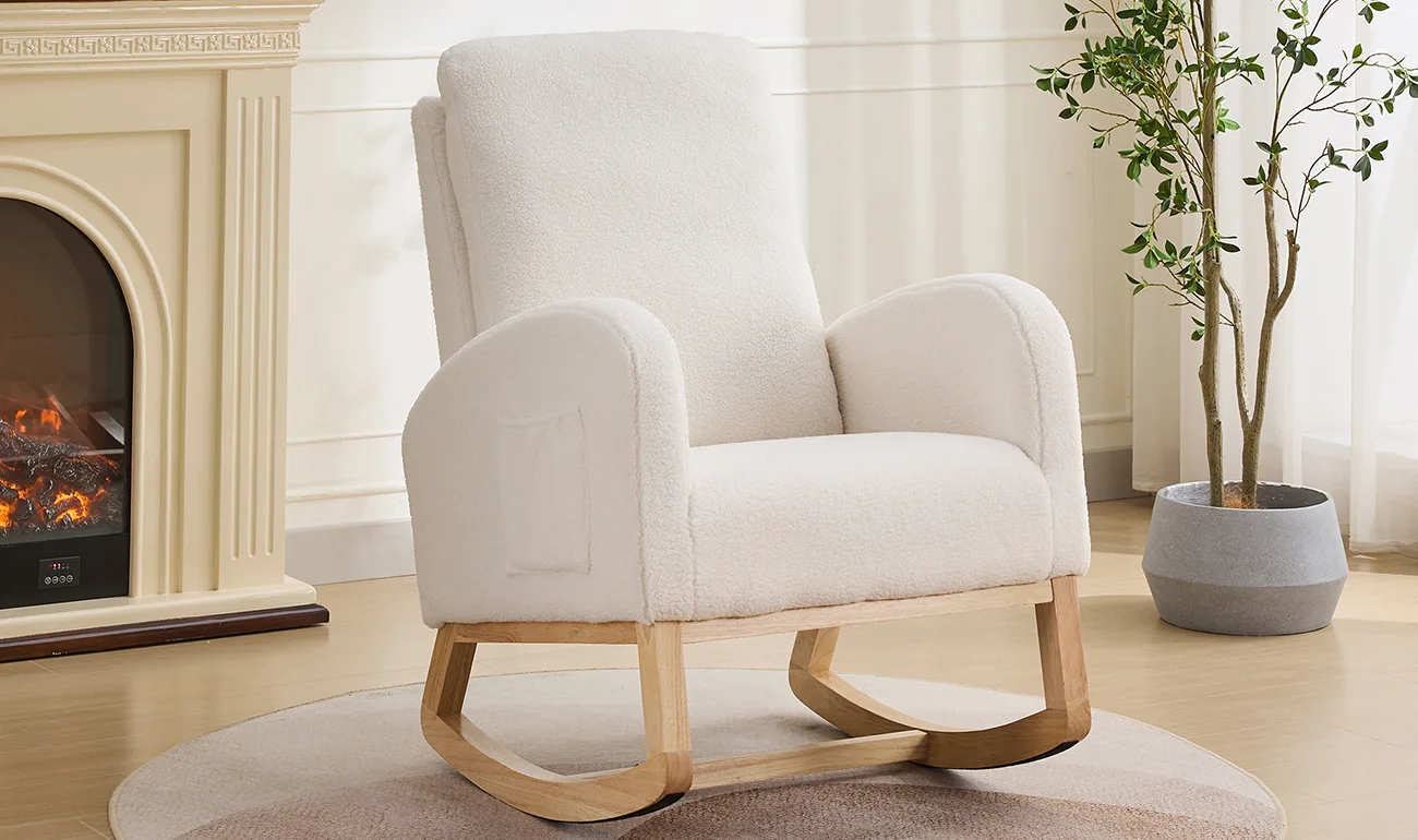 Rocking Accent Armchair 12