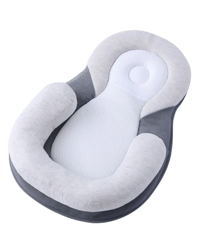 Portable Baby Lounger Organic Cotton Snuggle Nest Bassinet