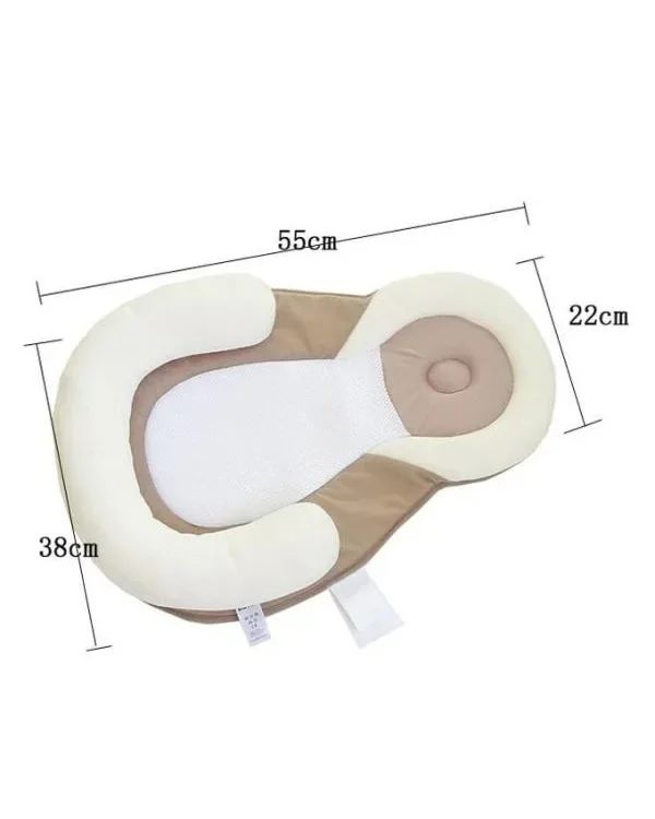 Portable Baby Lounger Organic Cotton Snuggle Nest Bassinet - Image 6
