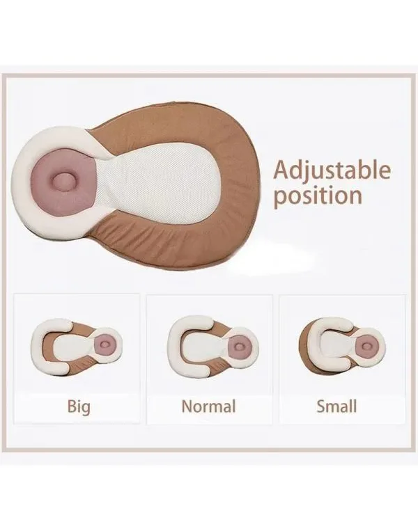 Portable Baby Lounger Organic Cotton Snuggle Nest Bassinet - Image 7