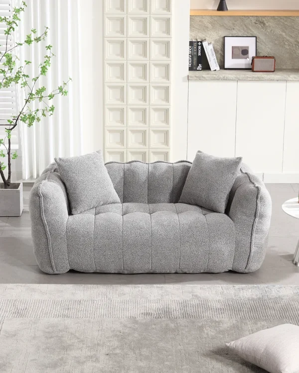 66" Loveseat Small Soft Reading Couch Sofa for Living Room