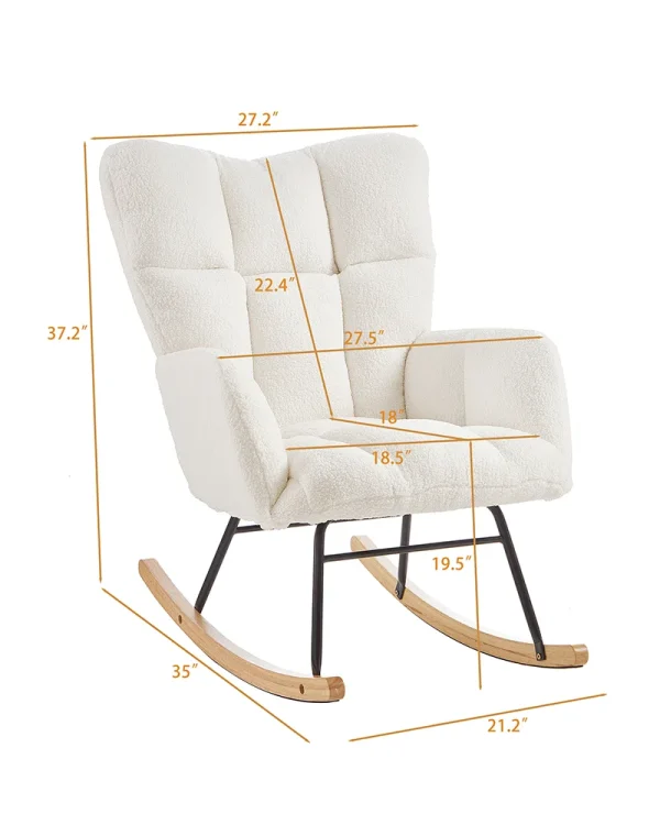 Teddy Rocking Accent Chair 6