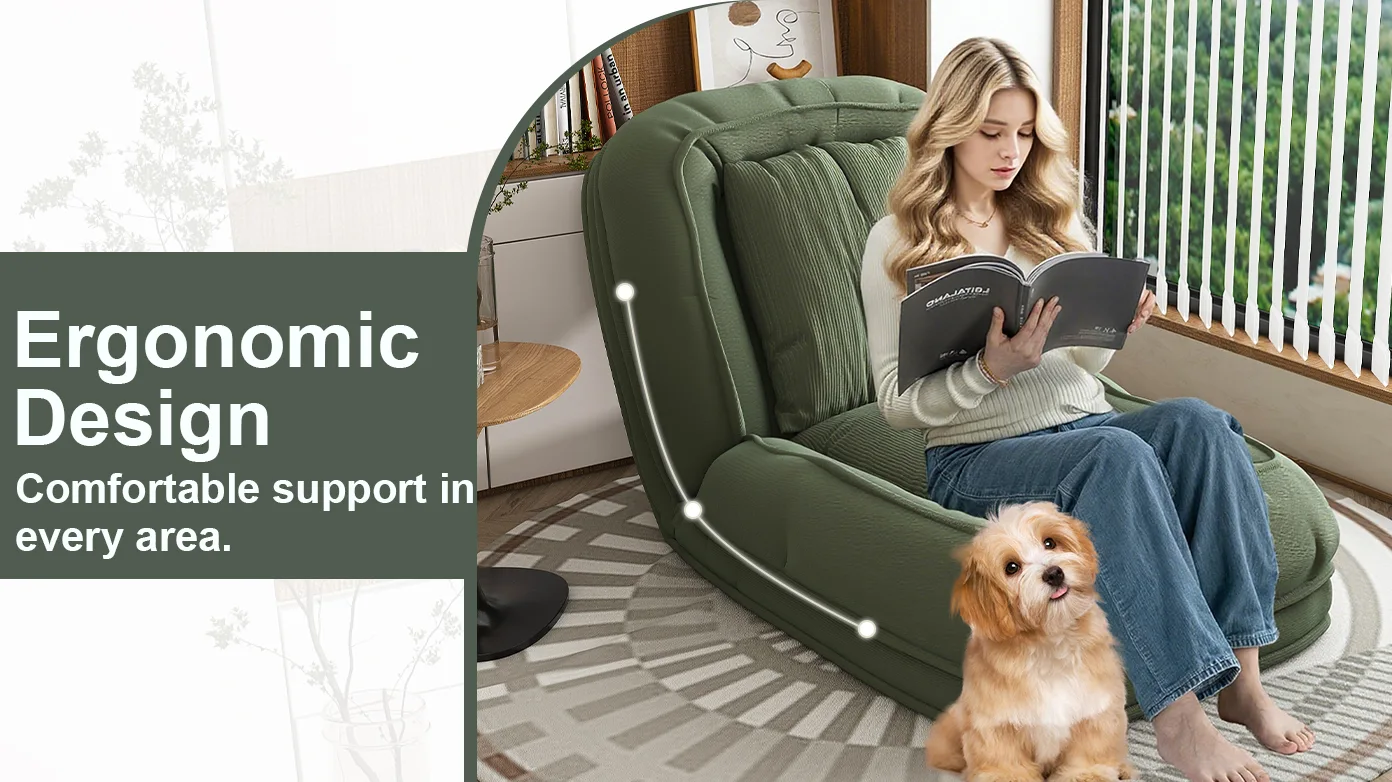 Upholstered Human Dog Bed 2