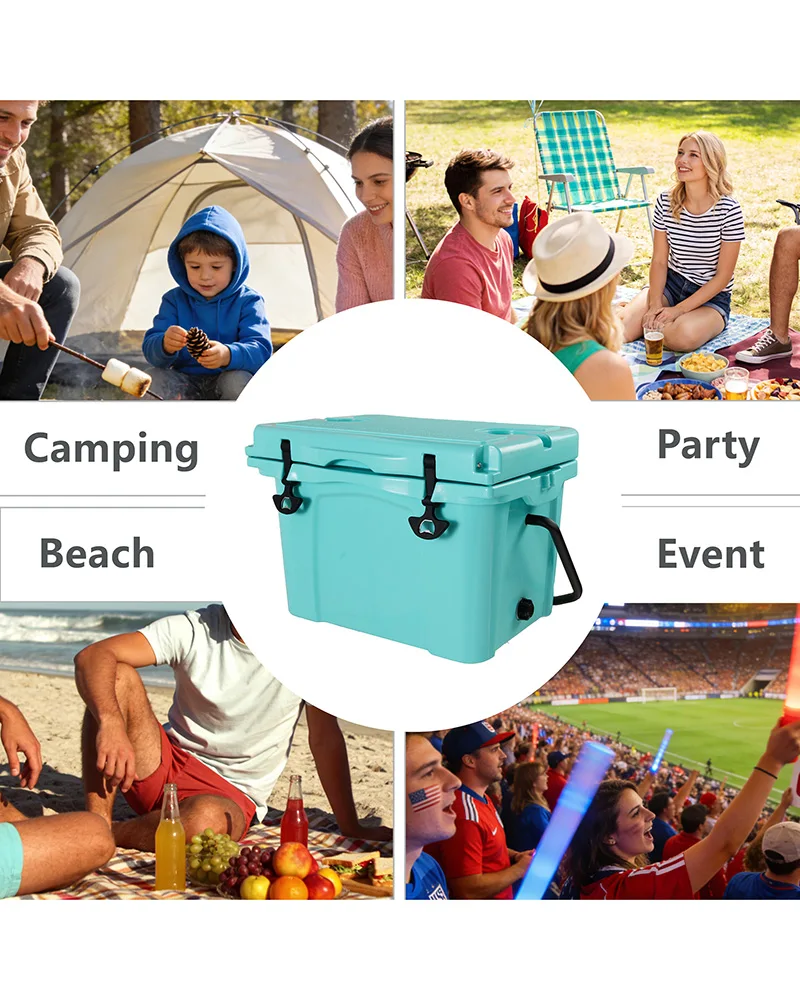 25QT Portable Insulated Cooler with Bottle Opener For Beach - Image 8
