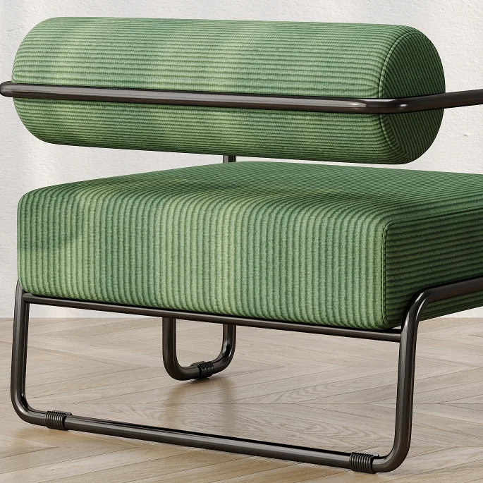 Balcony Upholstered Reading Chair 2 1