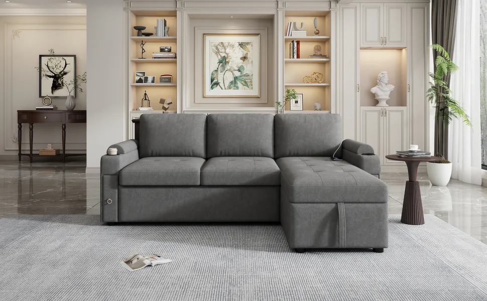 Convertible Sofa Couch Bed 9