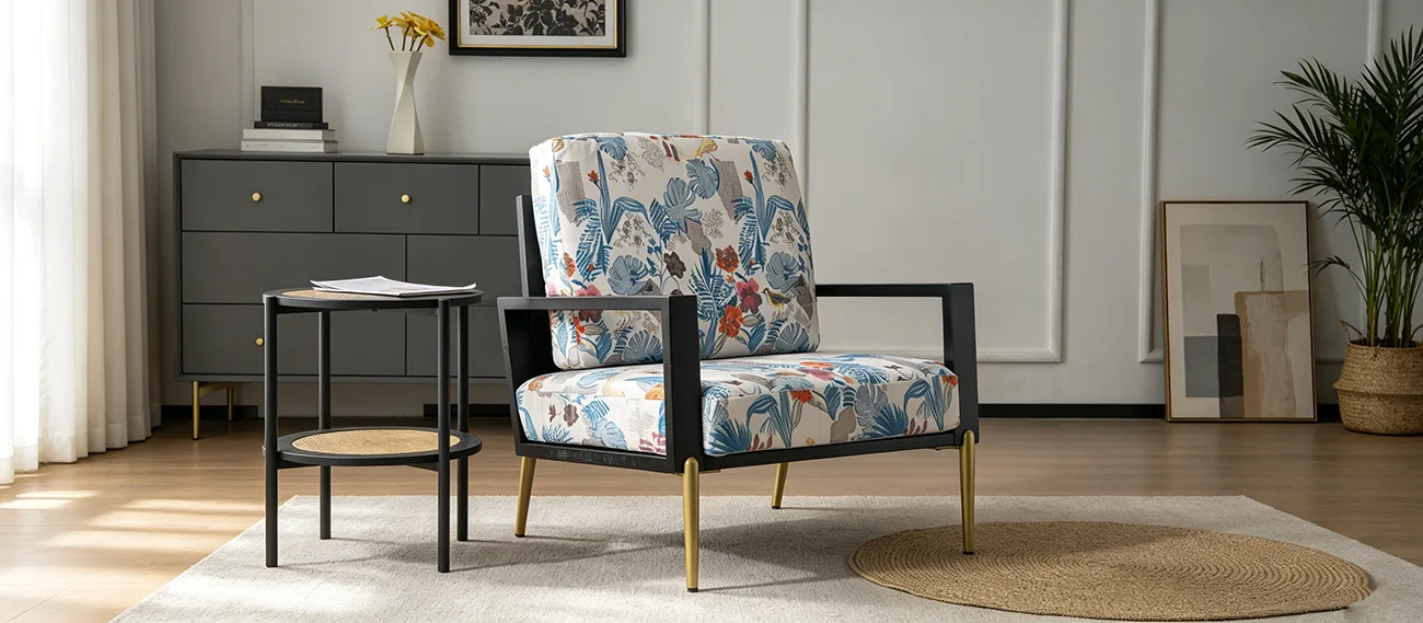 Floral Accent Chair 2 1