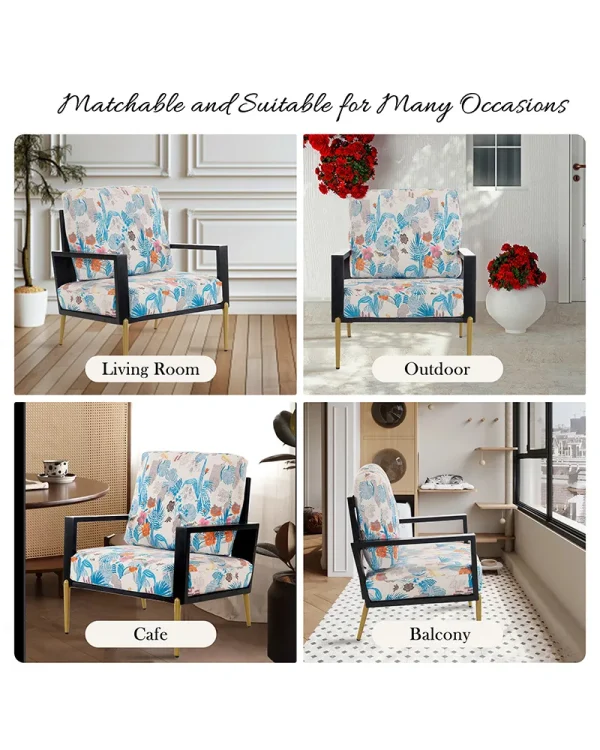 Floral Accent Chair 4