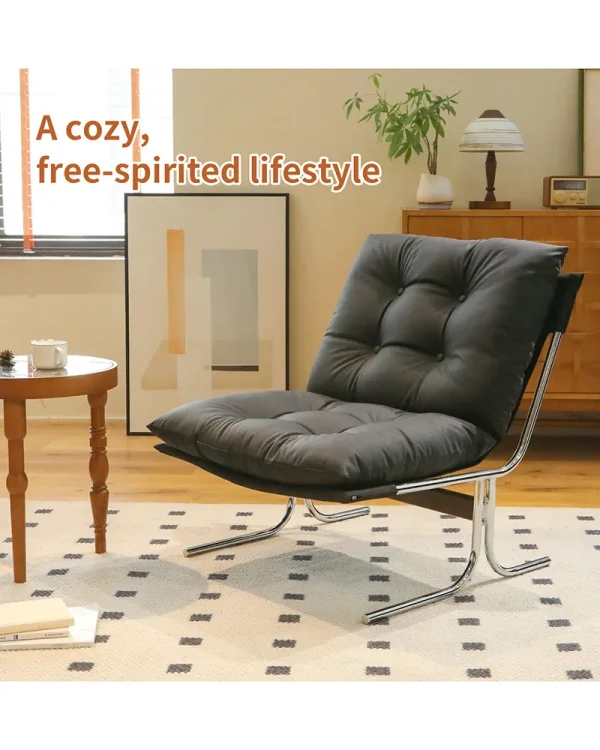 Leather Armchair Accent Chairs 1