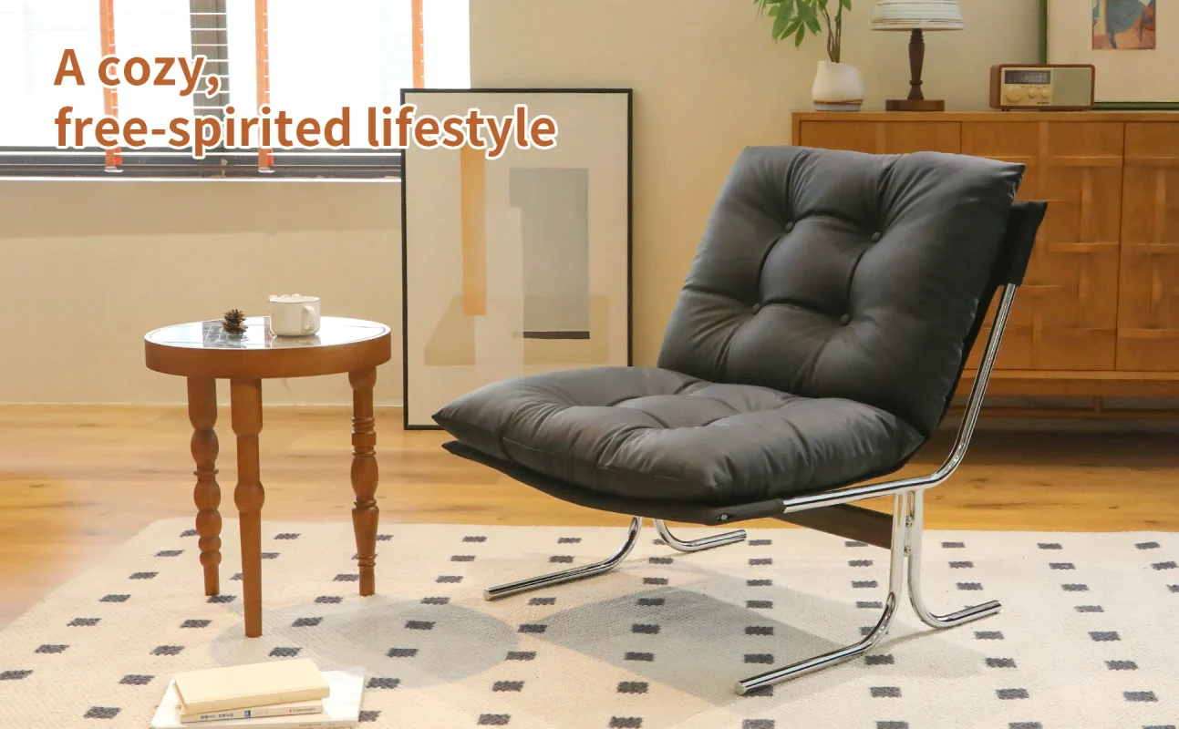 Leather Armchair Accent Chairs 11