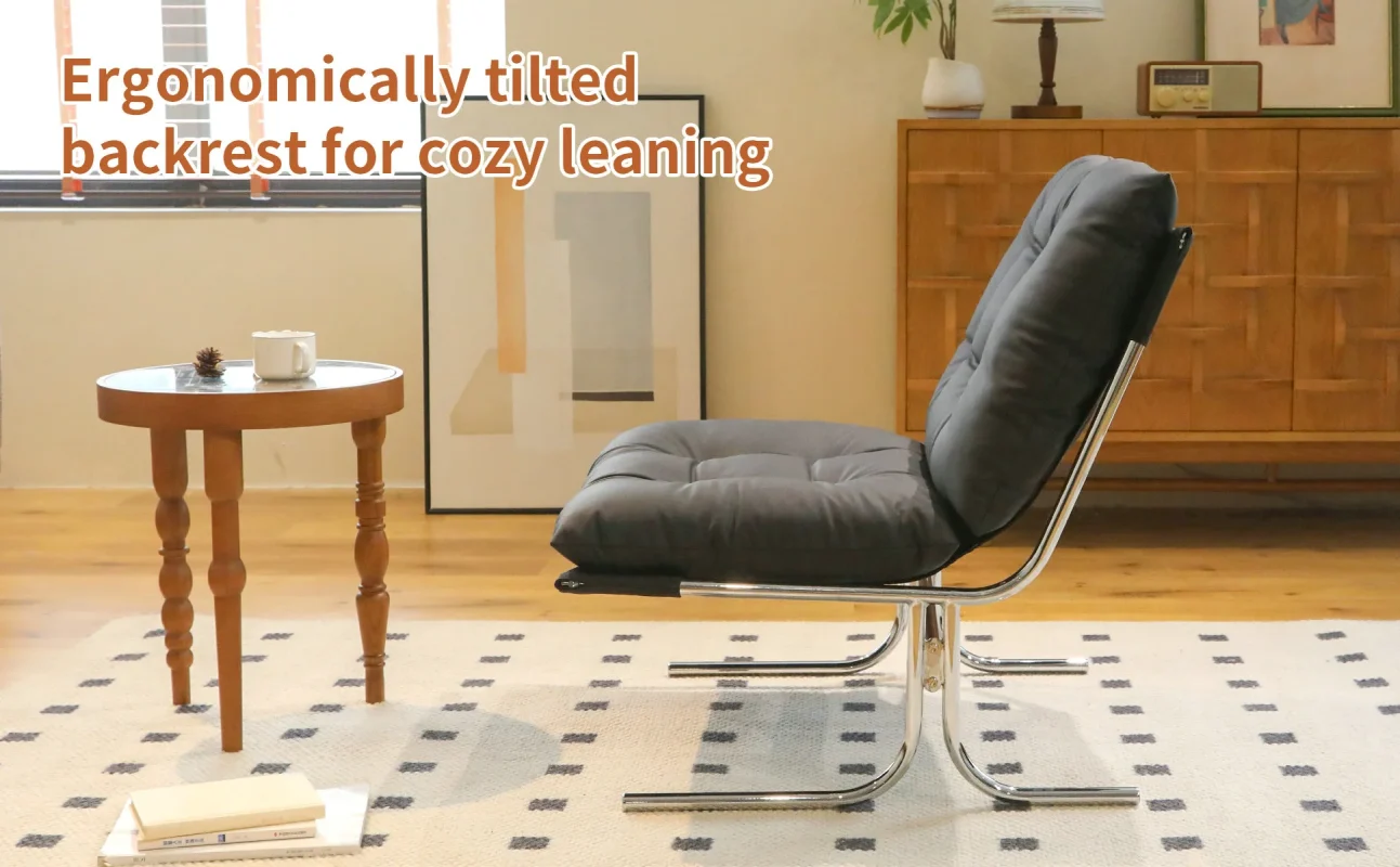Leather Armchair Accent Chairs 13