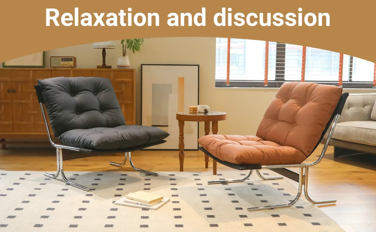 Leather Armchair Accent Chairs 19