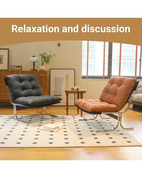 Leather Armchair Accent Chairs 9