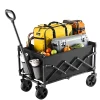 Collapsible Lightweight Folding Wagon with Wheels for Grocery