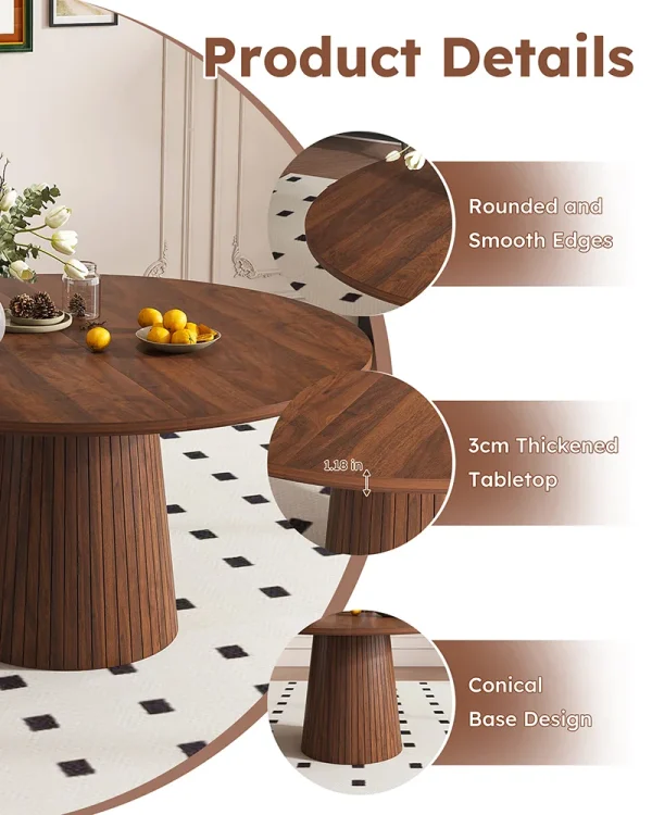 Round Dining Kitchen Table 11