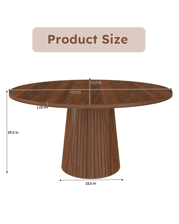 Round Dining Kitchen Table 7