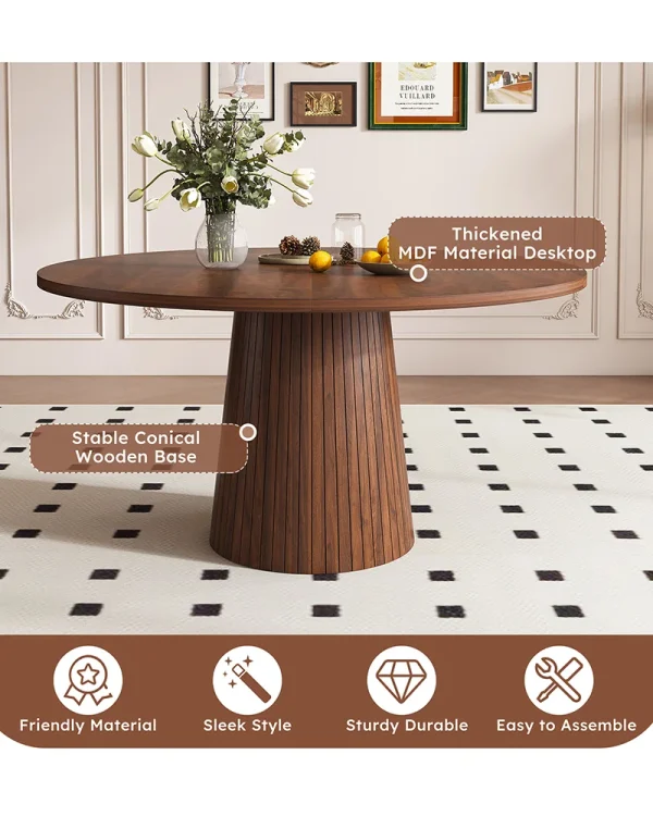 Round Dining Kitchen Table 9