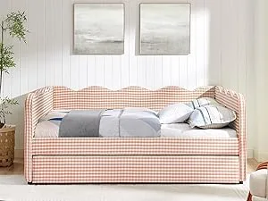 Upholstered Linen Sofa Bed 11