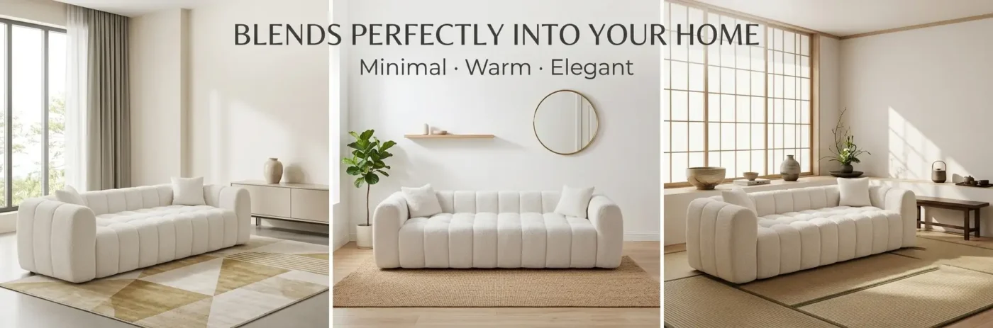 Upholstered Living Room Sofa 12