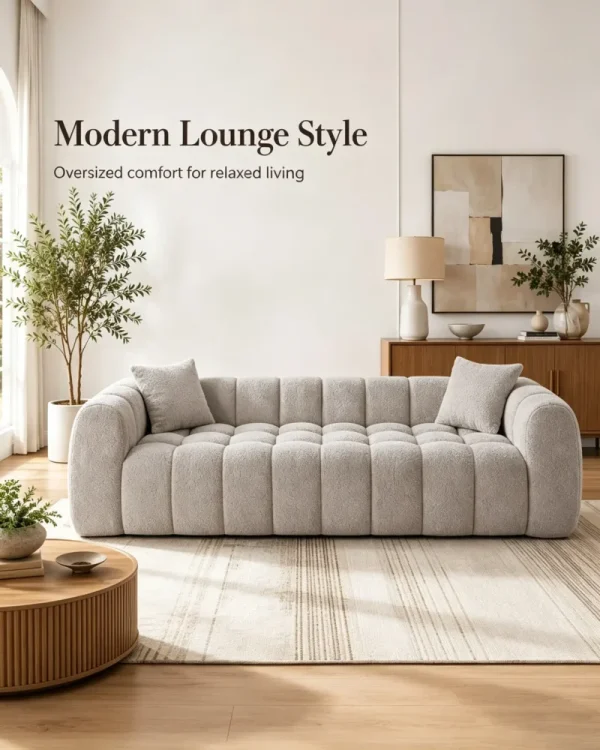 Upholstered Living Room Sofa 2