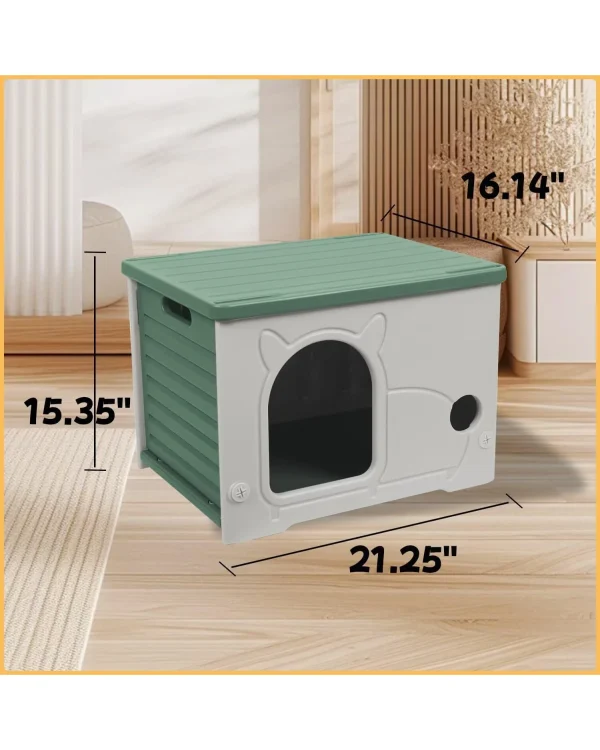 Waterproof Plastic Cat House 5