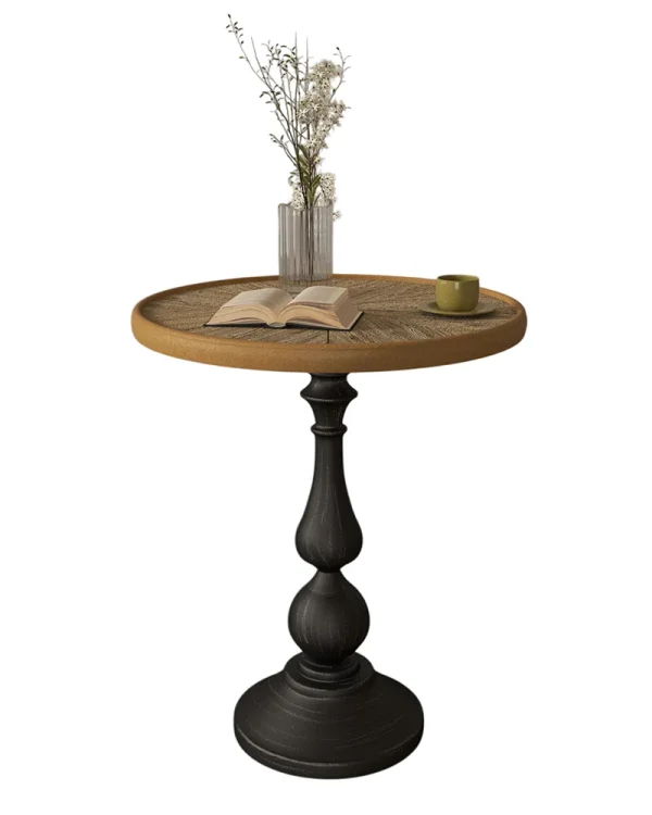 Wooden Round End Tables 4