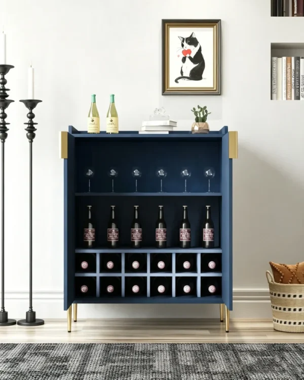 Alternative view of Modern Sideboard Buffet Cabinet with Storage