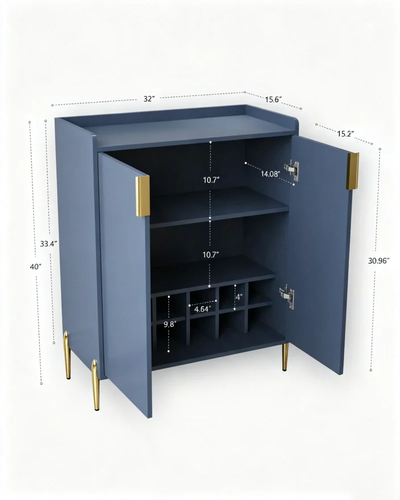 Modern Sideboard Buffet Cabinet with Storage - Image 5