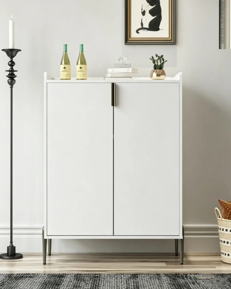 Modern Sideboard Buffet Cabinet with Storage - Image 8