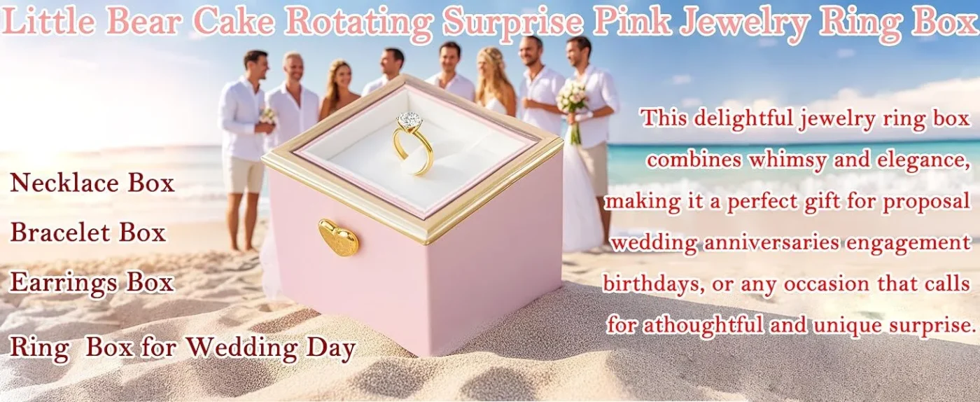 Bear Cake Rotating Ring Box 2 1