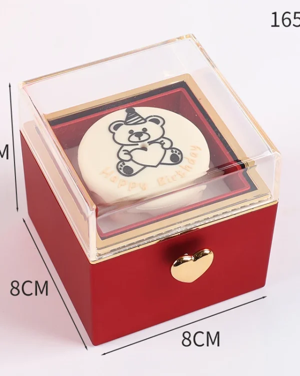 Bear Cake Rotating Ring Box 7