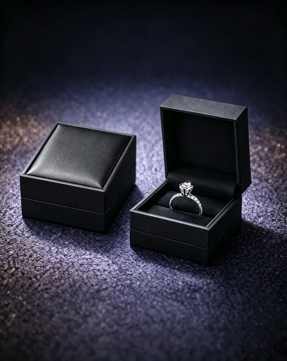 Personalized Two Heart Birthstone Ring in 925 Sterling Silver - Image 8