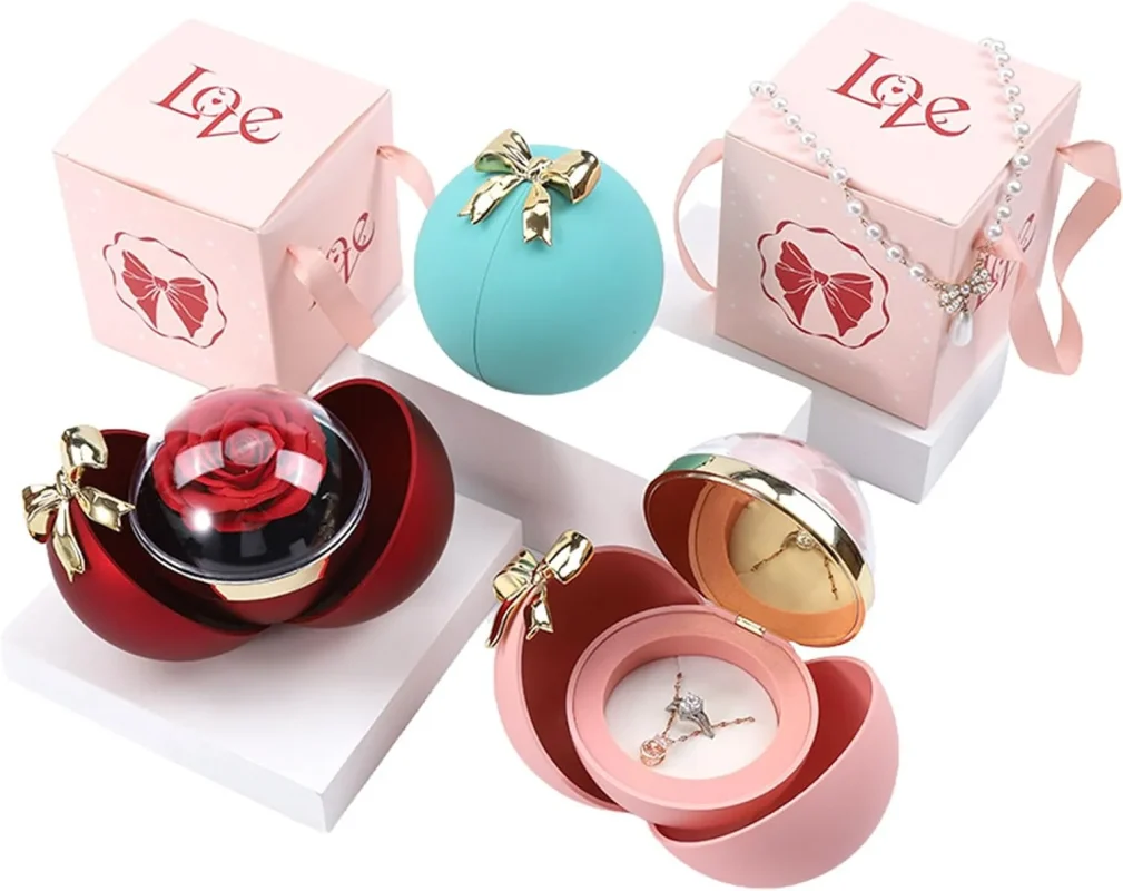 Delicate Rose Rings Box 2