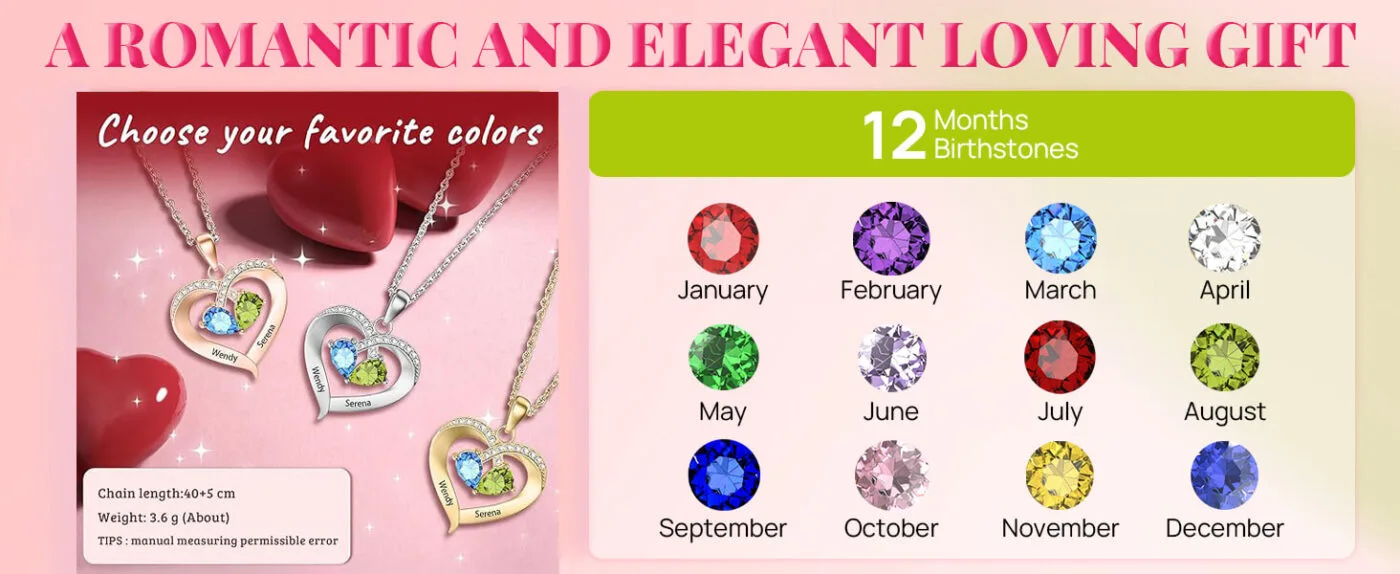 Heart Pendant Personalized Birthstone Necklace 6 1400x574 1