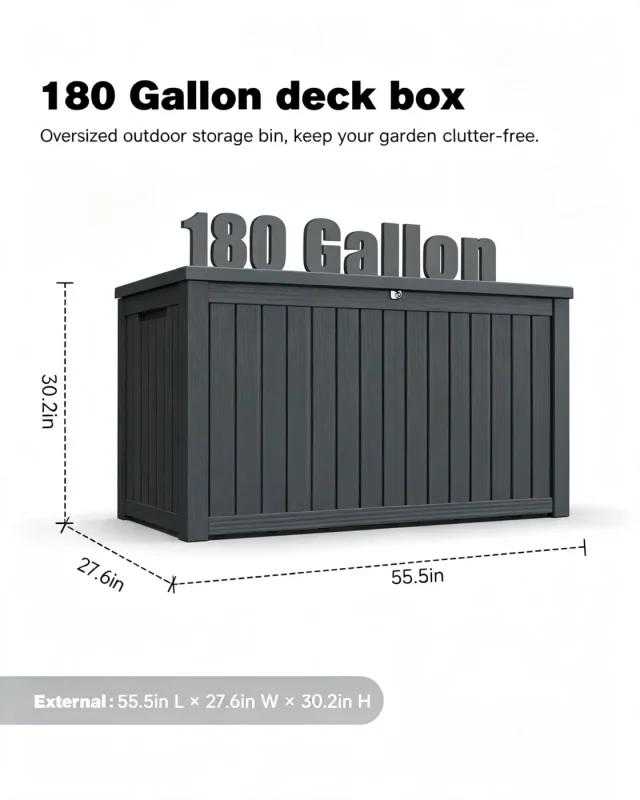 Outdoor Resin Storage Box 8