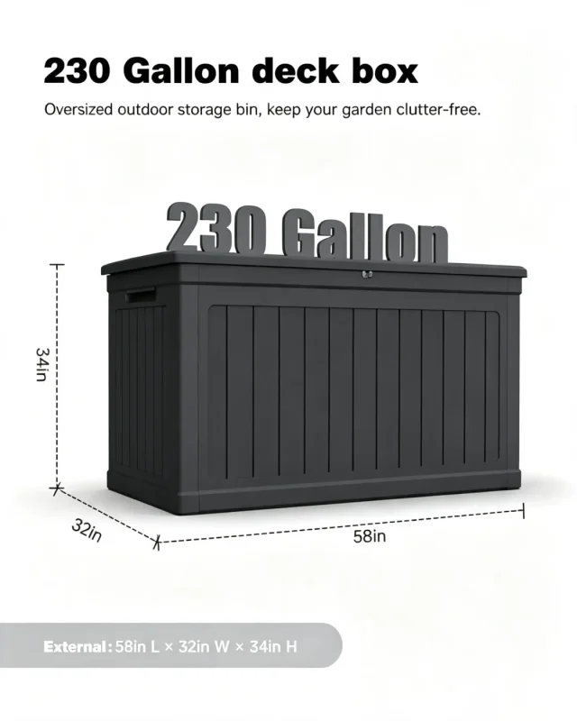 Outdoor Resin Storage Box 9