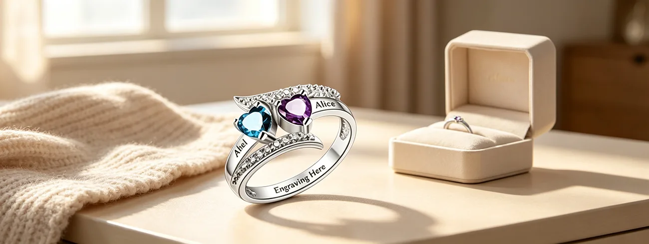 Promise Ring Two Heart 1 1