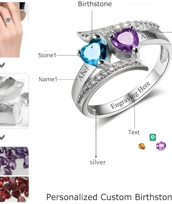 Promise Ring Two Heart 4