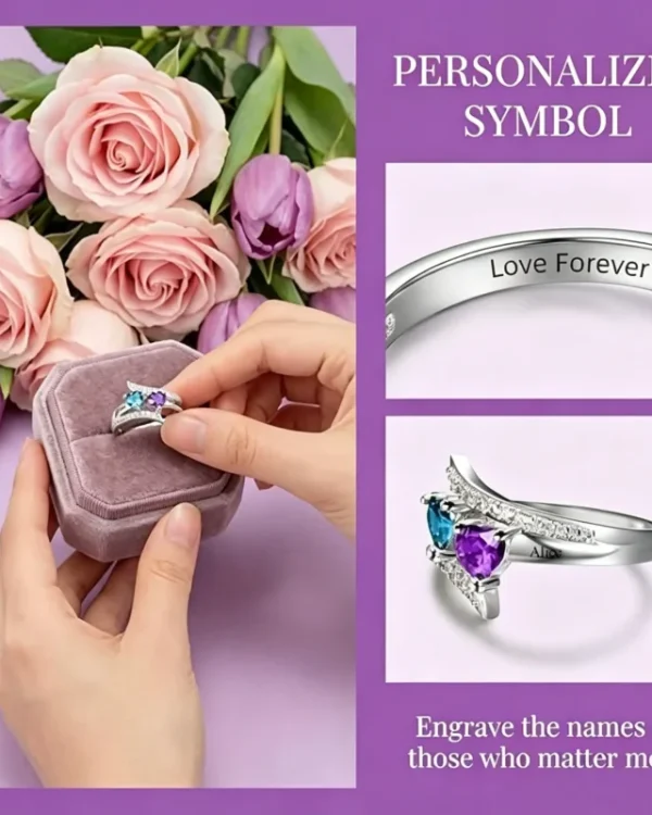 Promise Ring Two Heart 6