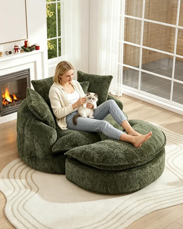 Round Boneless Lounge Couch 12 1